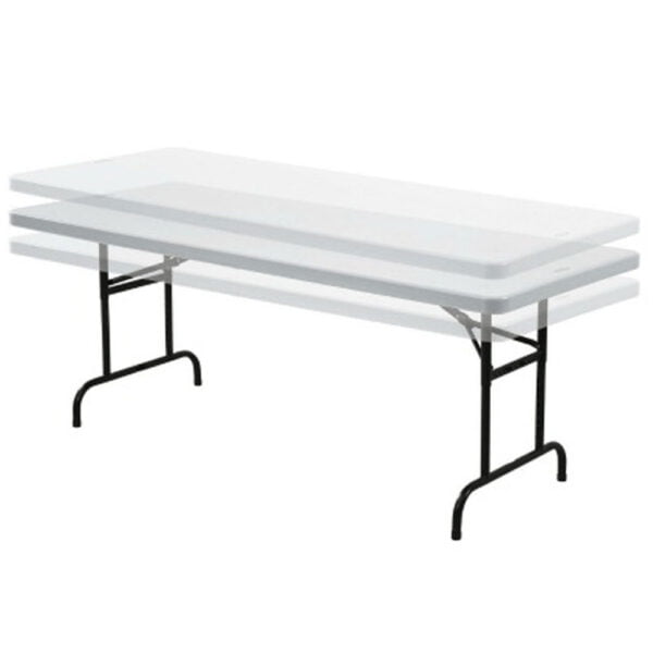 Adjustable Height 6' Long Table