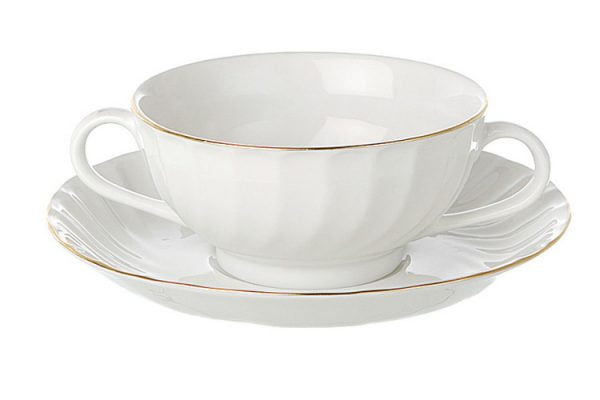 Soup Cup Gold Line (packs of 10)