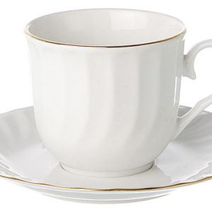 Tea/Coffee Cup Gold Line (packs of 10)