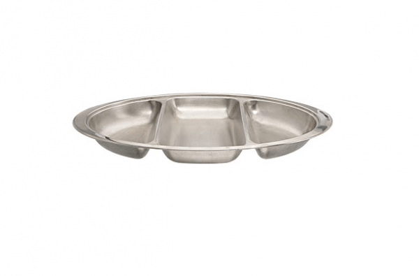 Oval Banqueting Dish 20" 3 Section